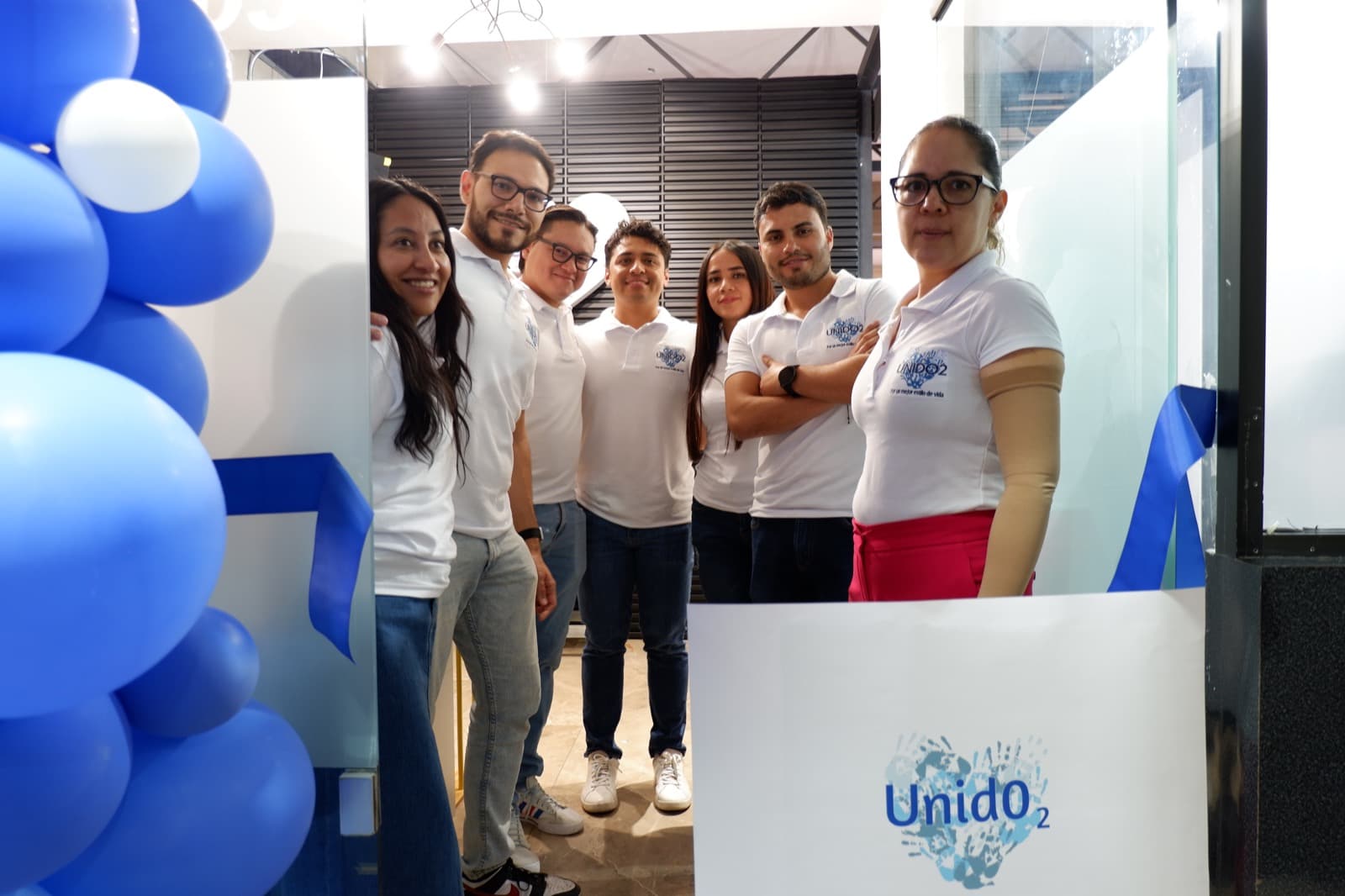 Equipo de UnidO2 acompañando a un paciente